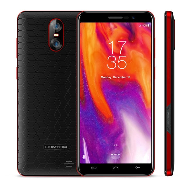 Original Global Version HOMTOM S12 Full Screen Mobile Phone 8GB 5 inch Android 6.0 Quad Core 8/2MP Back Dual Camera Smartphone