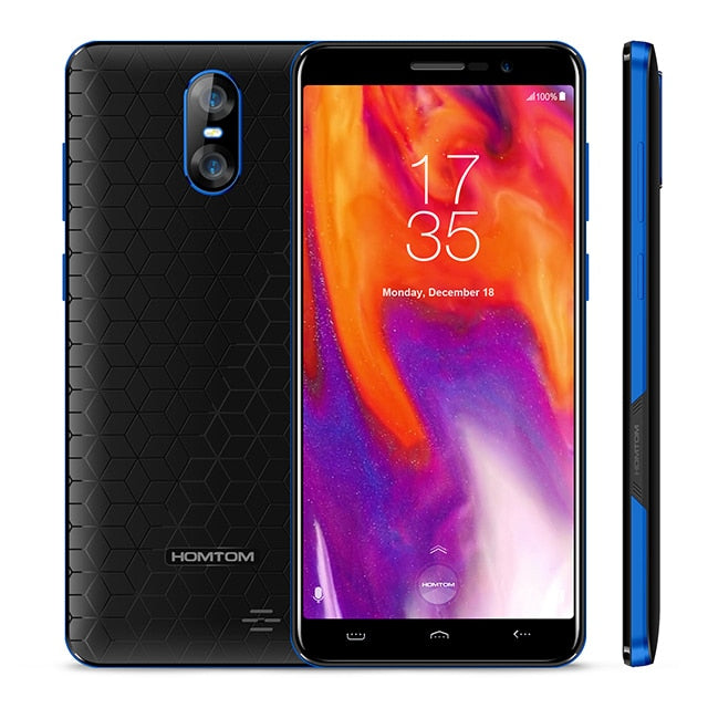 Original Global Version HOMTOM S12 Full Screen Mobile Phone 8GB 5 inch Android 6.0 Quad Core 8/2MP Back Dual Camera Smartphone