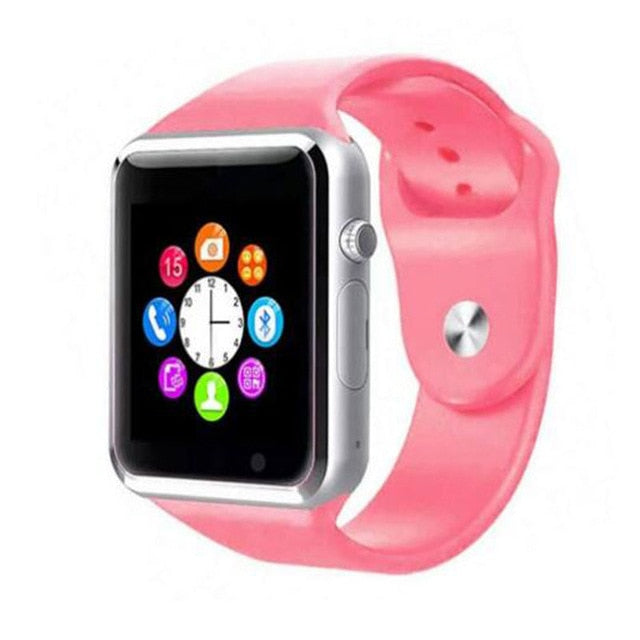HIXANNY Bluetooth Smart Watch Clock Sync Notifier Support SIM TF Card Connectivity Apple Iphone Android Phone Smartwatch GT08