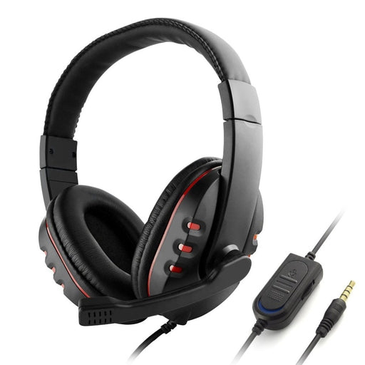 Wired Gaming Headphones 40mm Driver Bass Stereo with Mic 3.5mm Jack Headsets Noise Isolating for PS4 for XBOX-ONE PC Mic