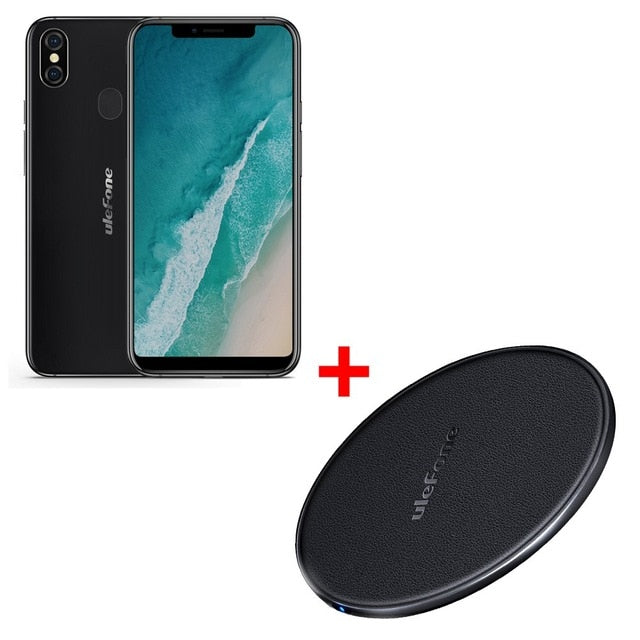 Ulefone X Android 8.1 Mobile Phone 5.85" HD+ MT6763 Octa Core 4GB RAM 64GB ROM Face ID 3300mAh Wireless Charge Smartphone