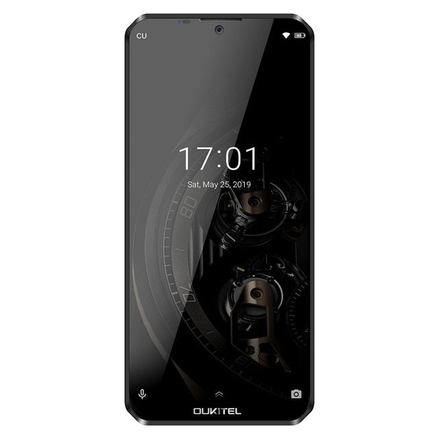 OUKITEL K12 10000mAh 5V/6A Quick Charge 4G LTE Smartphone 6.3" FHD+ 19.5:5 Waterdrop Android 9.0 Octa Core Mobile Phone 6GB 64GB