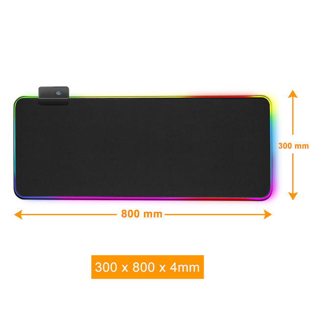 RGB Mouse Pad Gaming Mouse Pad Large Mousepad XXL Computer Mousepad RGB XL Mouse Pad Gamer Mousepad Keyboard Pads USB Mause Mat