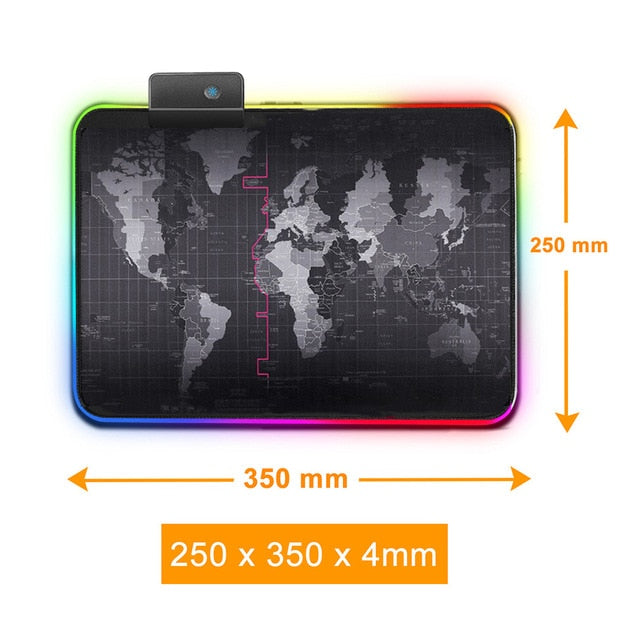 RGB Mouse Pad Gaming Mouse Pad Large Mousepad XXL Computer Mousepad RGB XL Mouse Pad Gamer Mousepad Keyboard Pads USB Mause Mat