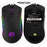 Delux M625 Wired Gaming Mouse Ergonomic PMW3360 7D Max to 24000 DPI Adjust RGB Backlit Mice With Wrist Rest Mouse Pad For PC