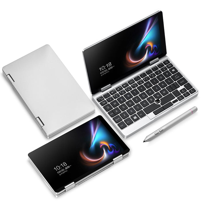 Original Licence Windows 10 One mix1S Pocket 7 Inch Mini Laptop UMPC Aluminum Shell CPU Intel Celeron 3965Y 8GB/128GB Silver